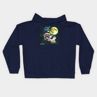 Howl at the Moon Pug Truck Stop Tee Kids Hoodie